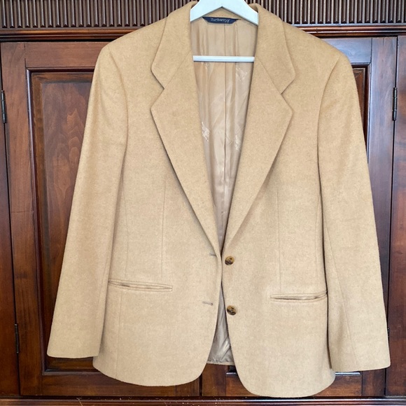 Burberry Jackets & Blazers - Burberry Burberrys vintage 100% camel hair blazer sport coat EUC menswear
